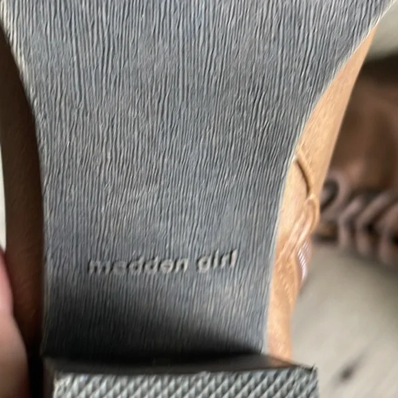 Madden Girl Westmont brown laced up booties - Picture 7 of 8
